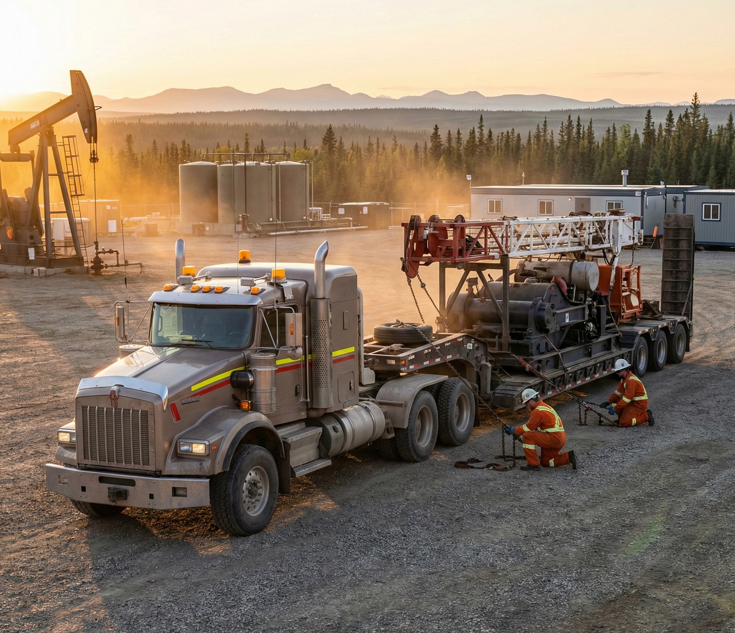 Oil Rig Transported Complete Guide for Oilfield and Energy Sector Transport Drivers Moving ...